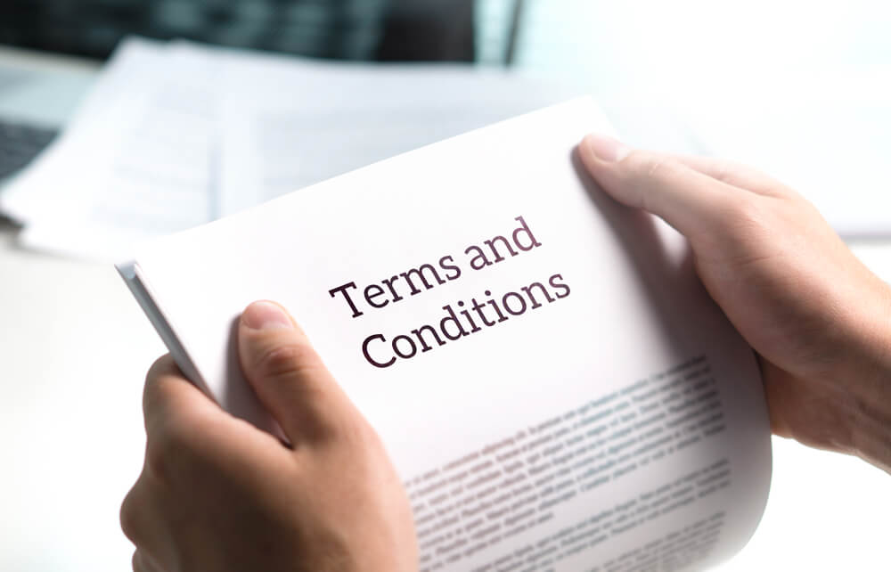 Terms and conditions